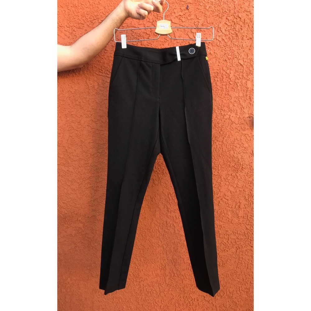 CeCe Pintuck Tappered Ponte Knit Pants